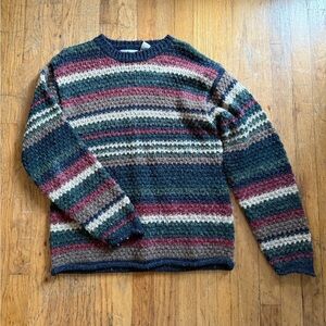 Baxter & Wells stripe knit sweater Sz Medium